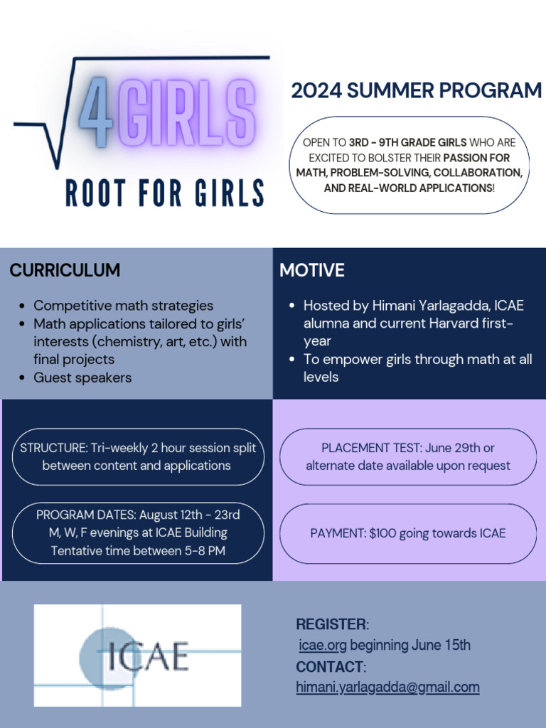 2024 Summer Program: Curriculum | PDF