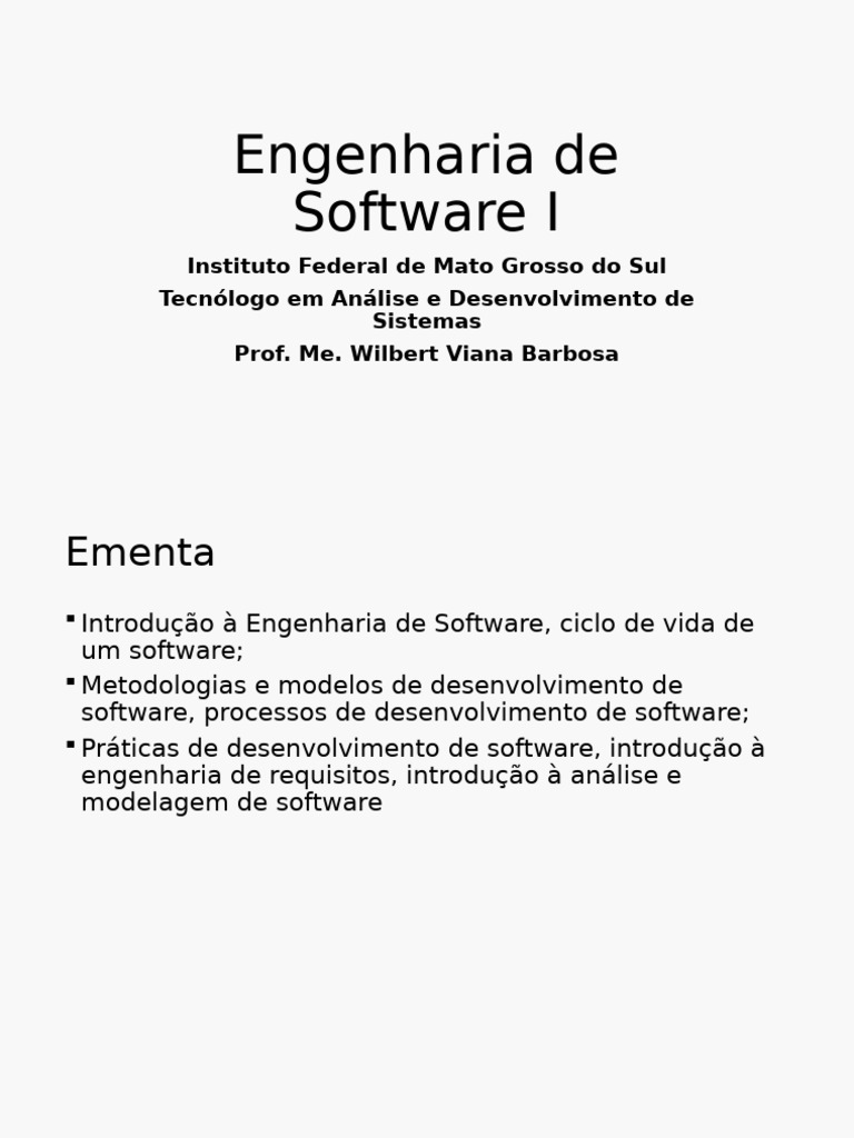 Eng.Software | PDF | Classe (programação de computadores) | Engenharia ...