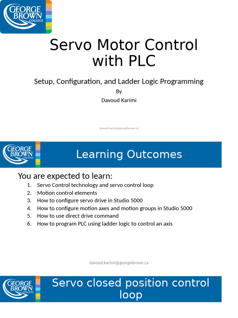 Lecture Note - Week 5 | PDF | Servomechanism | Menu (Computing)