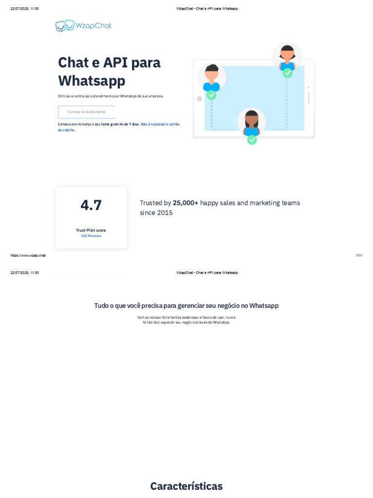 Chat e API para WhatsApp Empresarial | PDF | Servidor (informática ...
