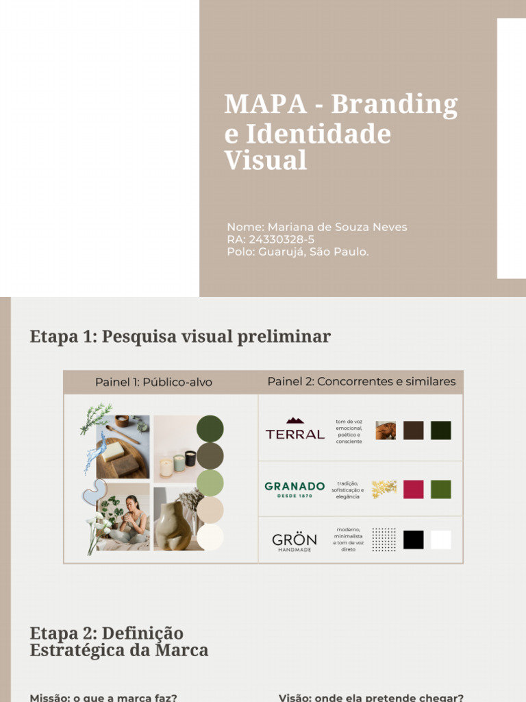 MAPA - Branding e Identidade Visual | PDF
