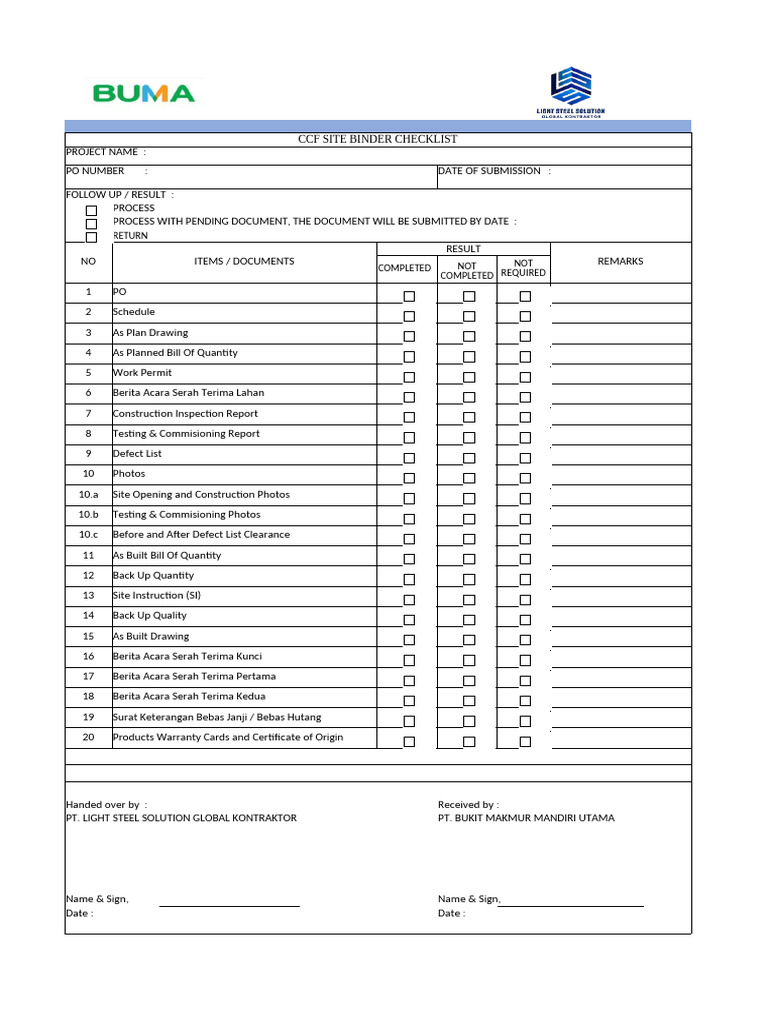 Form Project Closure | PDF