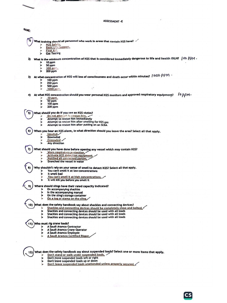 PMT Answer Questions | PDF