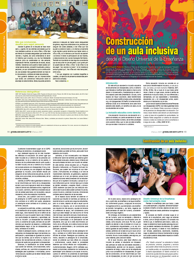 Inclusión educativa y género en aulas | PDF | Plan de estudios | Enseñando