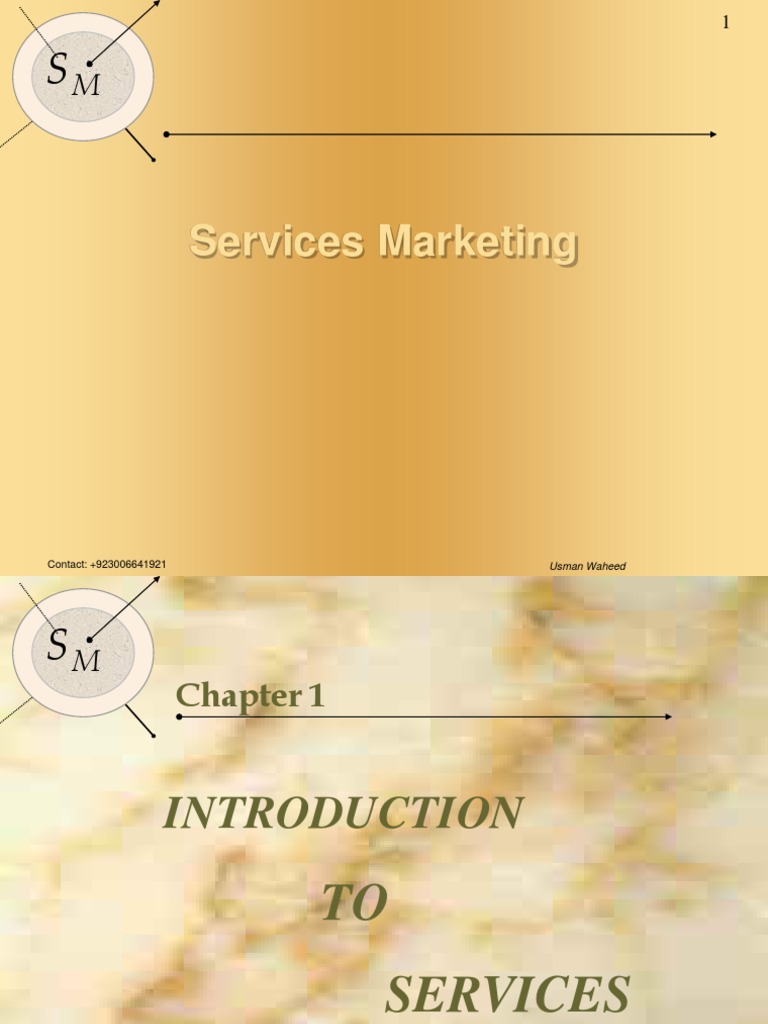 Introduction to Services Marketing | PDF