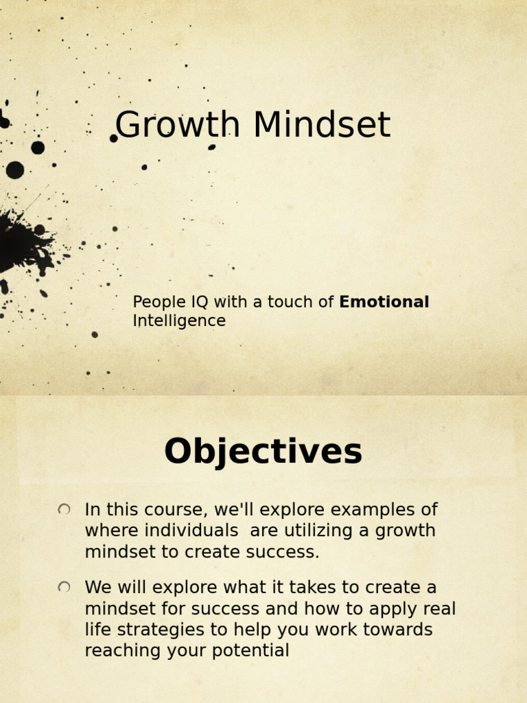 Cultivating a Growth Mindset | PDF | Mindset | Flow (Psychology)