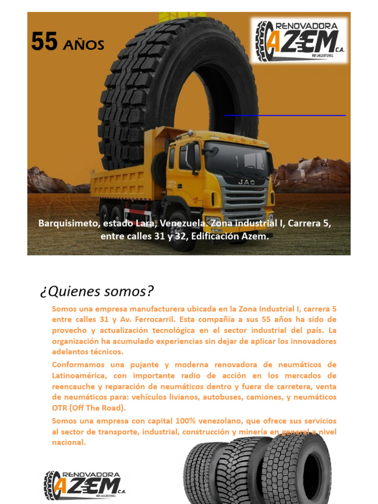Renovadora Azem, L.G. | PDF | Neumático | Economias