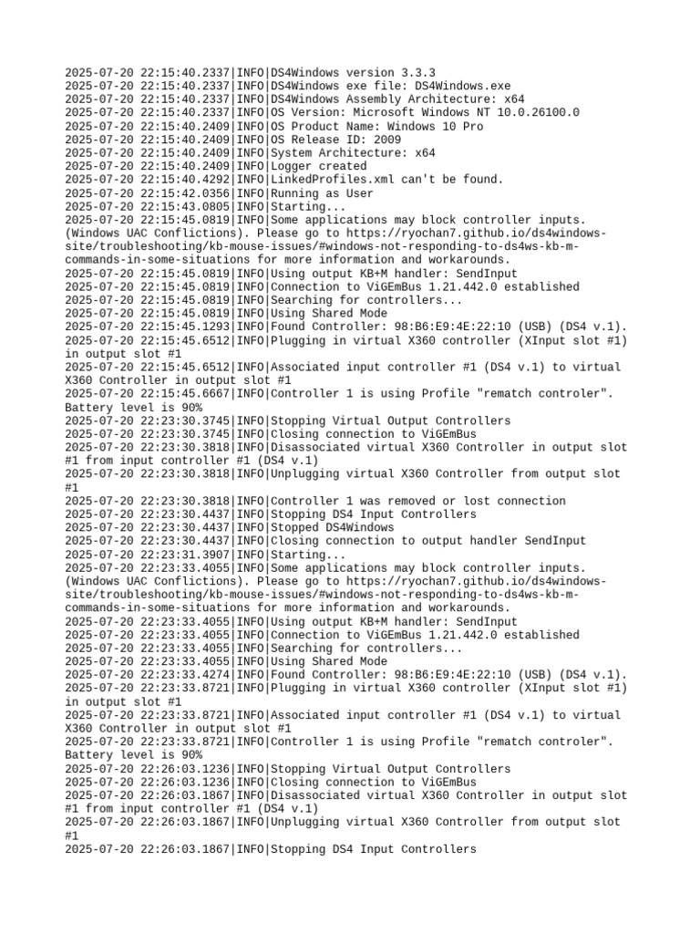 DS4Windows Shared Mode Overview | PDF | Computer Architecture | Computing