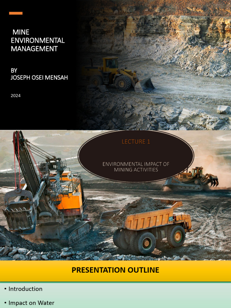Mining's Environmental Impact Analysis | PDF | Air Pollution | Mining