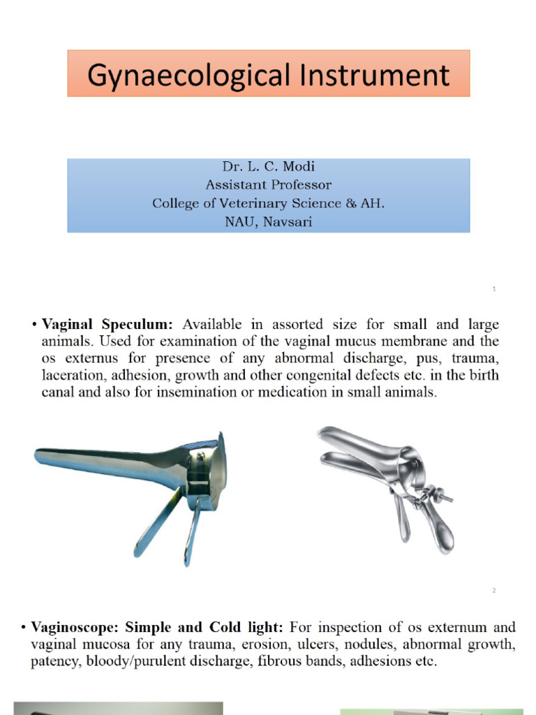 Gynaec Instruments | PDF