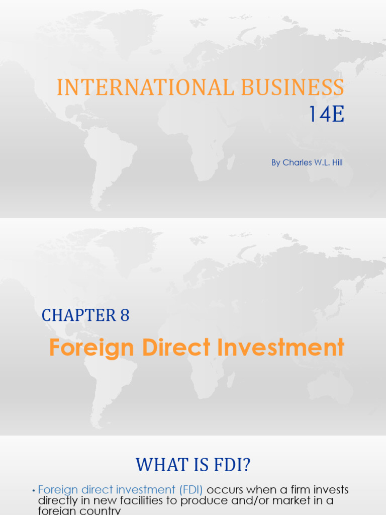 Understanding Foreign Direct Investment (FDI) | PDF | Foreign Direct ...