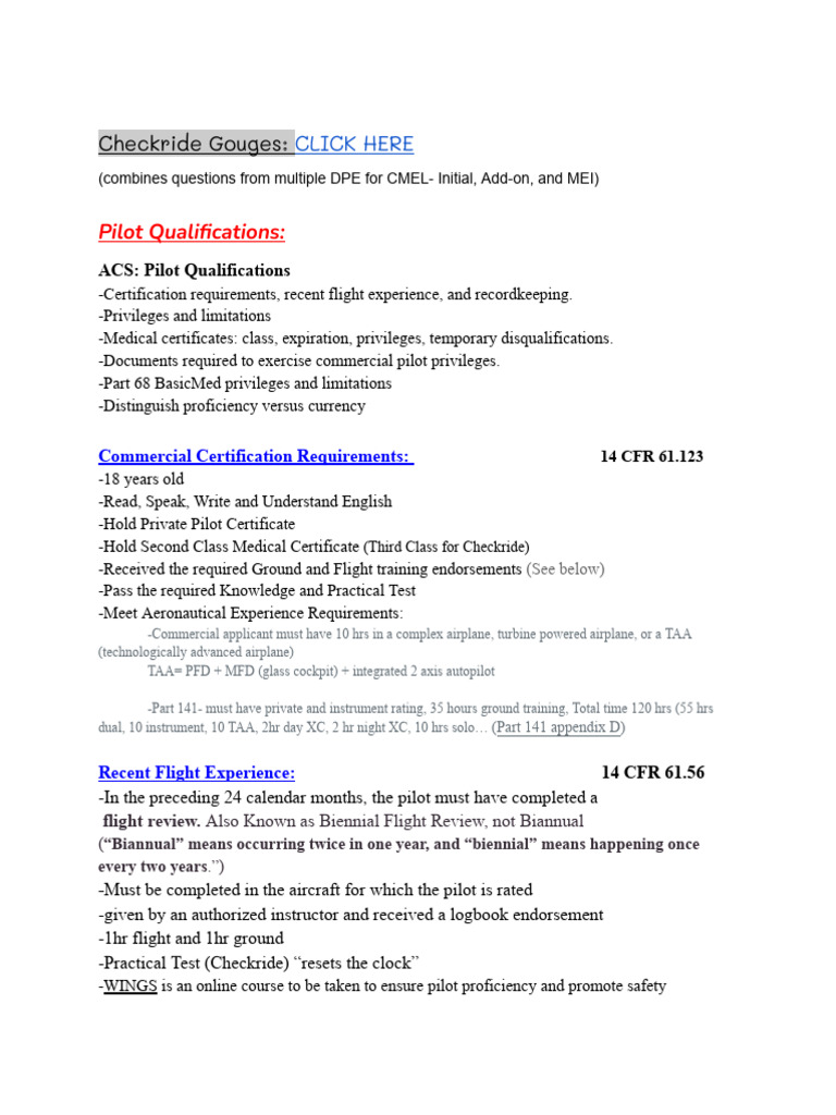Commercial Multi Initial Notes PDF | PDF | Thunderstorm | Aviation
