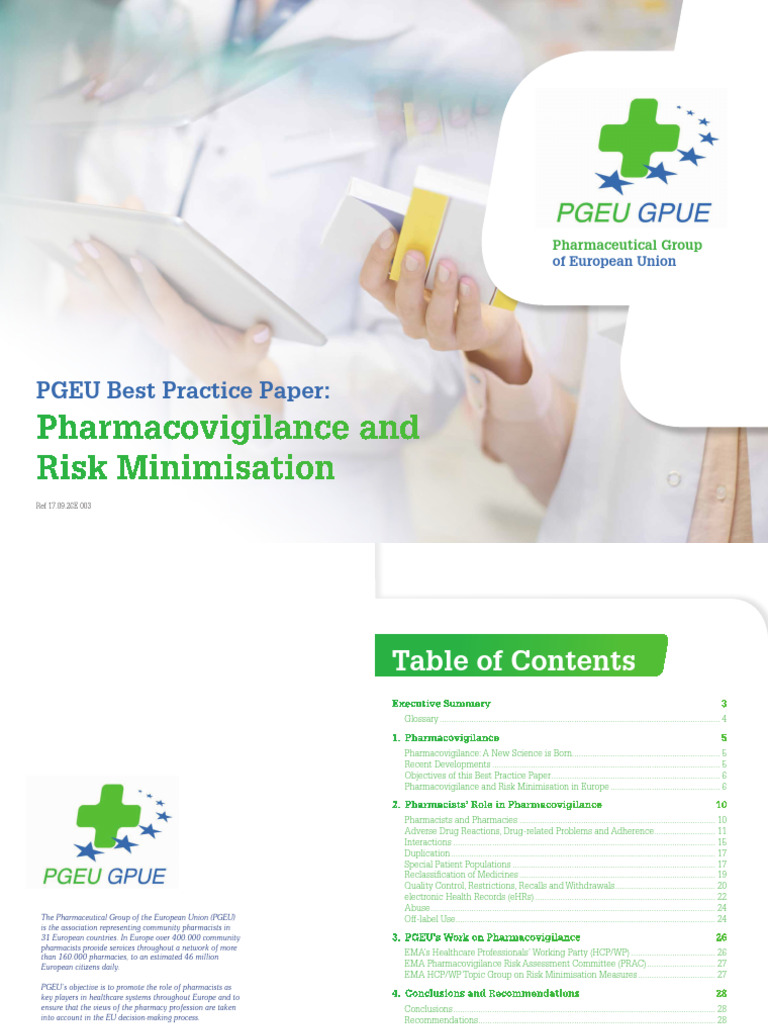 Pharmacovigilance Best Practices in Europe | PDF | Pharmacovigilance ...