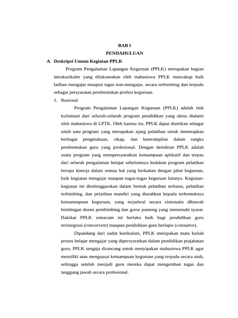Program PPLK: Pelatihan Guru Profesional | PDF