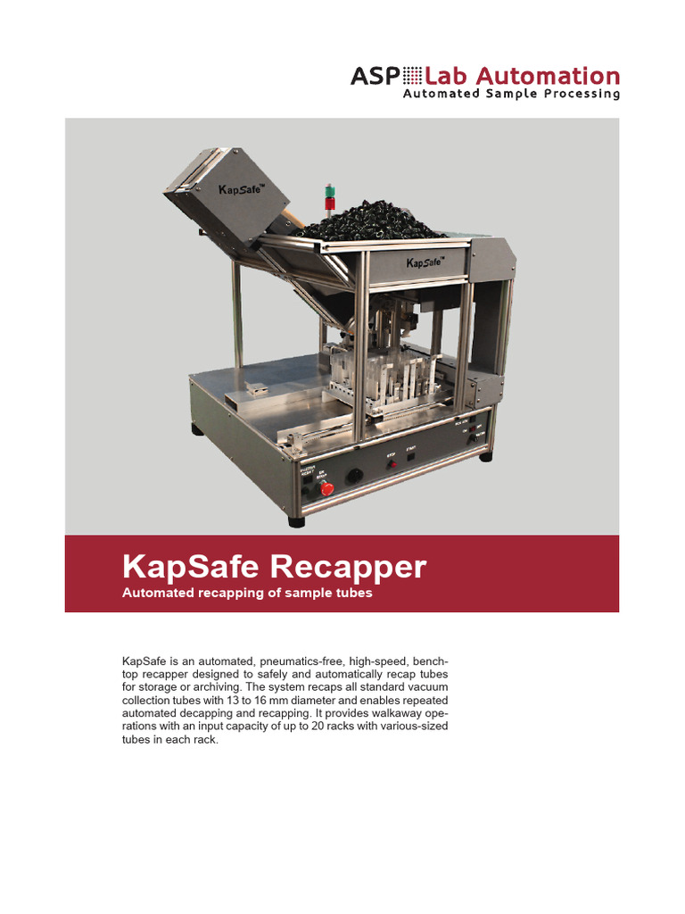 Automated Tube Recapping Solution | PDF | Electrical Engineering