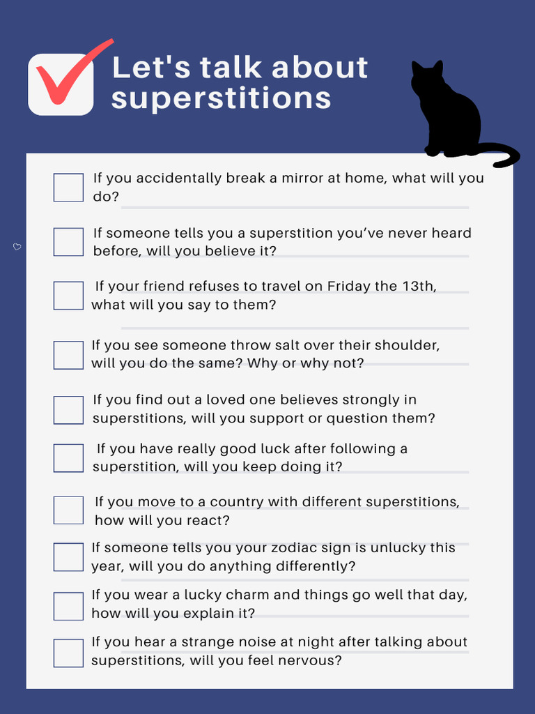 Exploring Beliefs in Superstitions | PDF