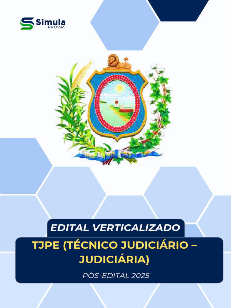 Edital Verticalizado TJPE 2025 | PDF | Sentença (jurídico) | Direito Comum