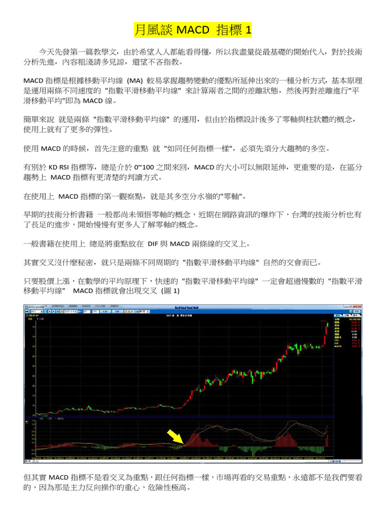 月風談MACD指標總整理| PDF