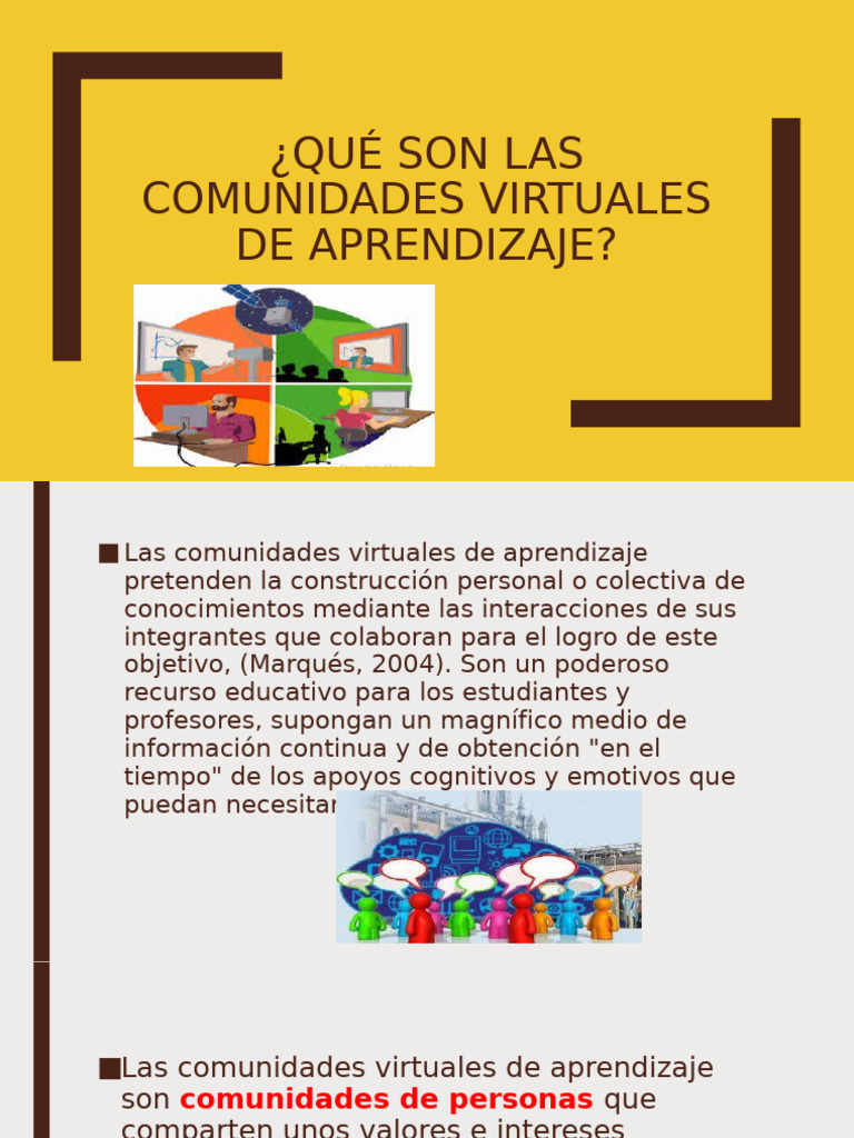 Comunidades Virtuales de Aprendizaje | PDF | Aprendizaje | Comunidad