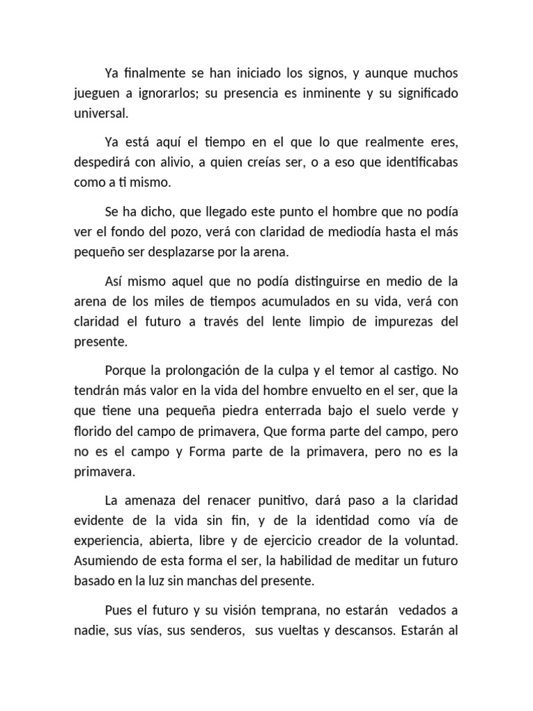 Despertar de la Conciencia Colectiva | PDF | Vida | Pensamiento