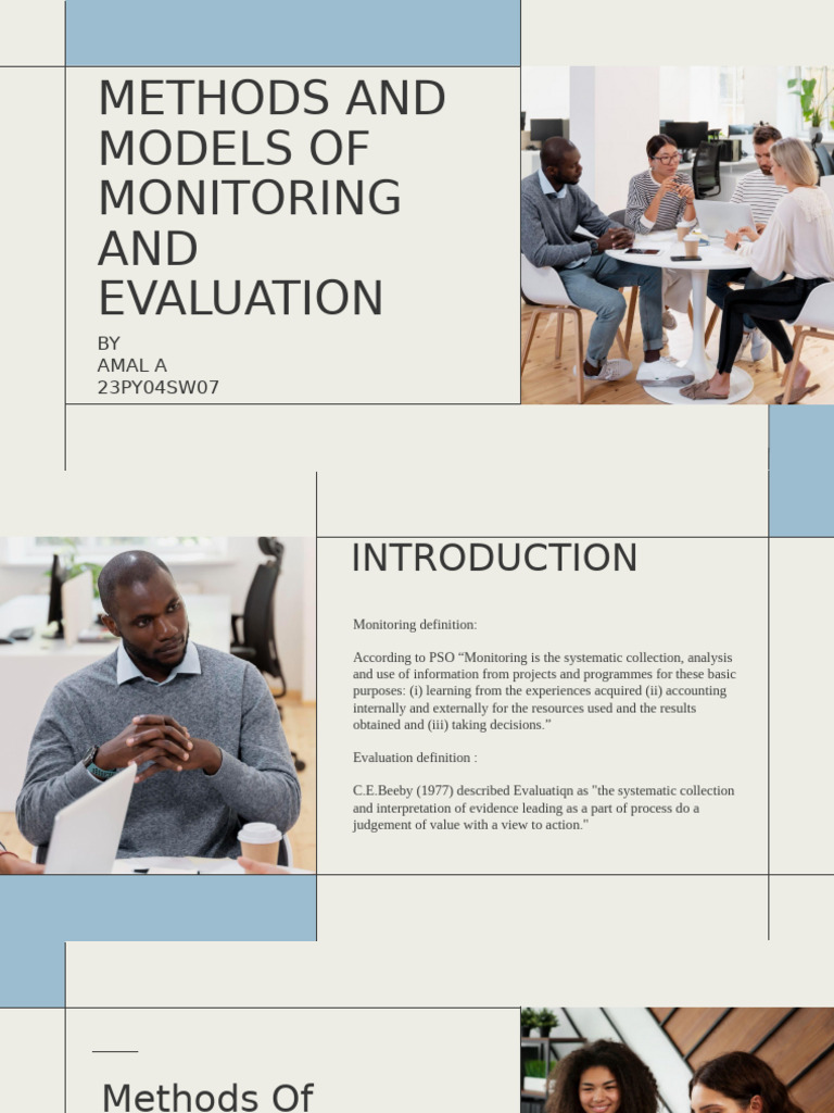M&E Methods and Models Overview | PDF | Evaluation | Monitoring And ...