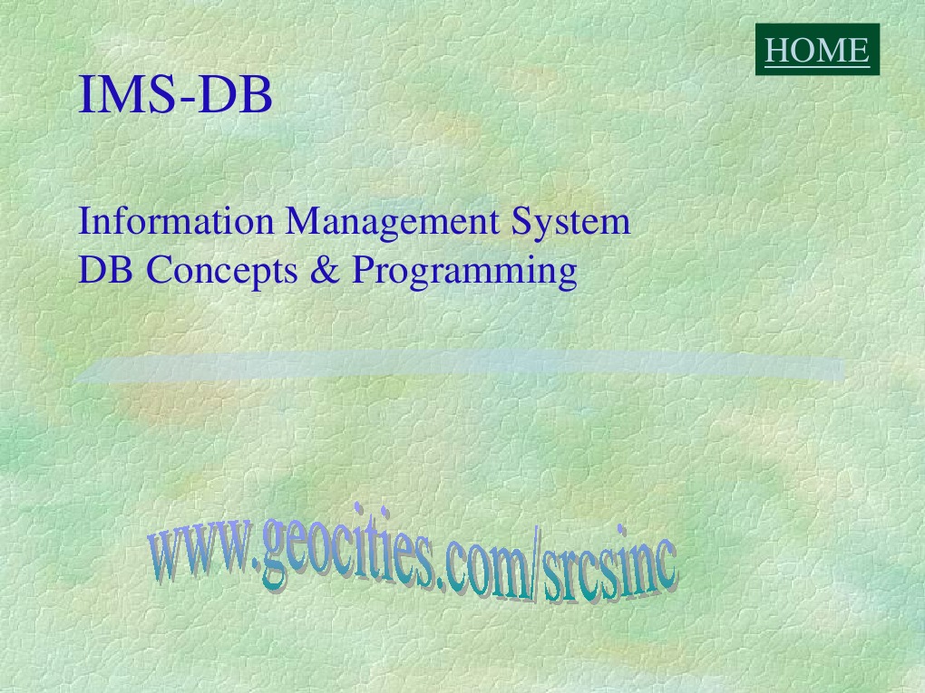 IMS DB: Hierarchical Database Concepts | PDF
