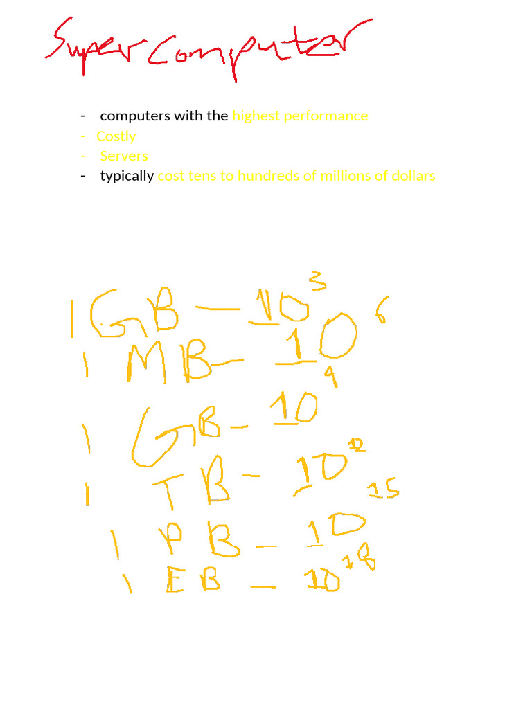 Computers With The Highest Performance | PDF