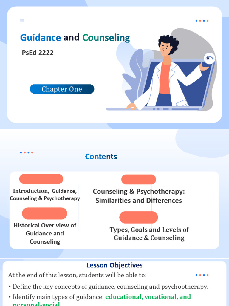 Guidance and Counseling Unit One Pptx-1-50 | PDF | Psychotherapy ...