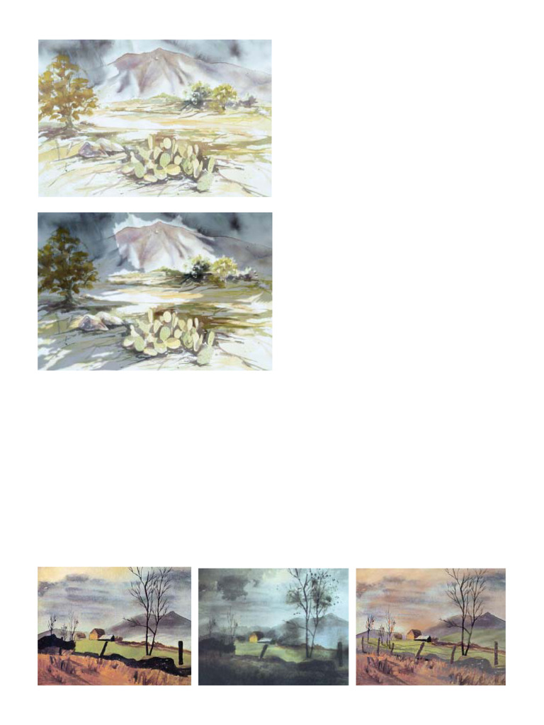 Achieving Unity in Watercolor Paintings | PDF | Paintings | Composition ...