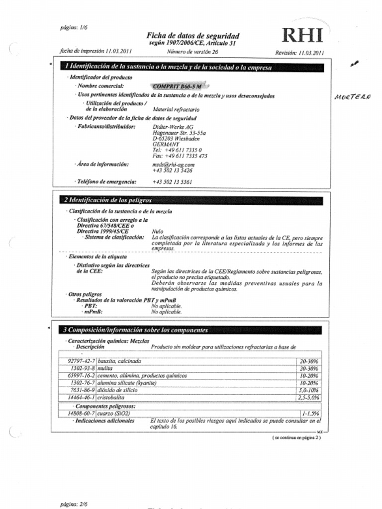 Comprit B60 M | PDF