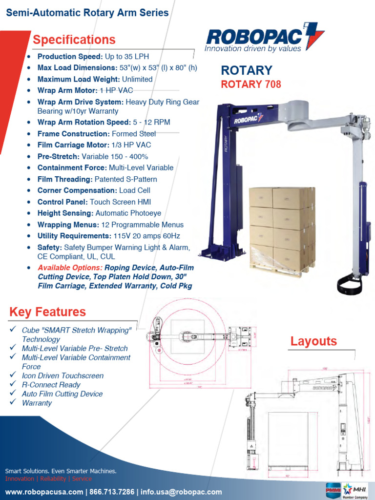 ROTARY 708 Spec | PDF