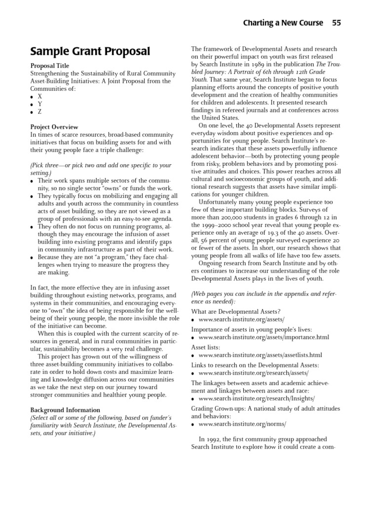 Rural Community Asset-Building Proposal | PDF | Conference Call | Community