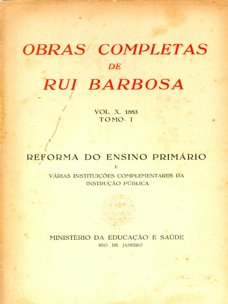 Obras Rui Barbosa | PDF