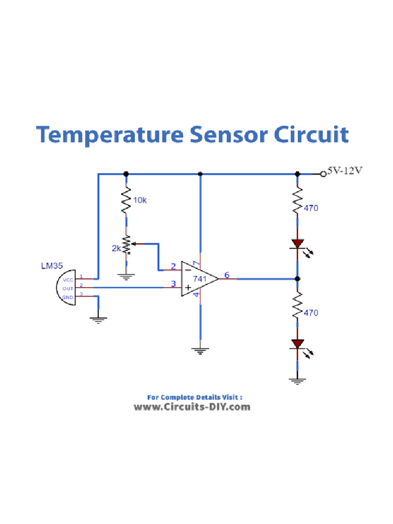 Temperature Sensor Circuit | PDF