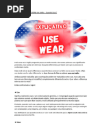 Diferença Entre USE e WEAR Em Inglês