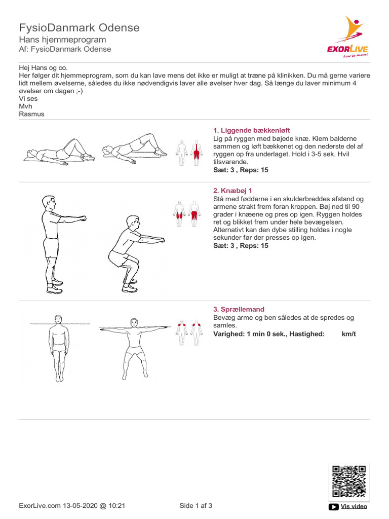 ExorLive Workout | PDF