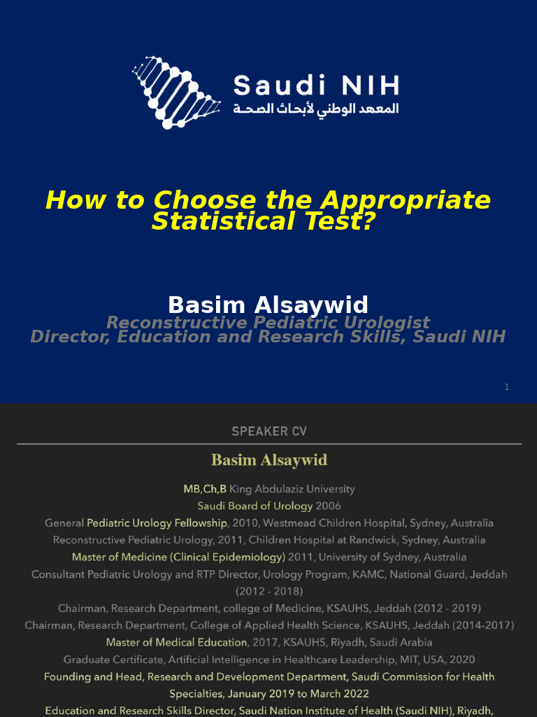 Selecting the Right Statistical Test | PDF | Statistics | Level Of ...