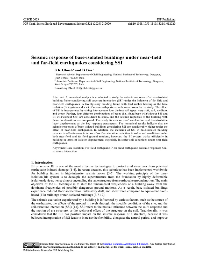 Seismic Response of Base-Isolated Buildings Under Near-Field and Far ...