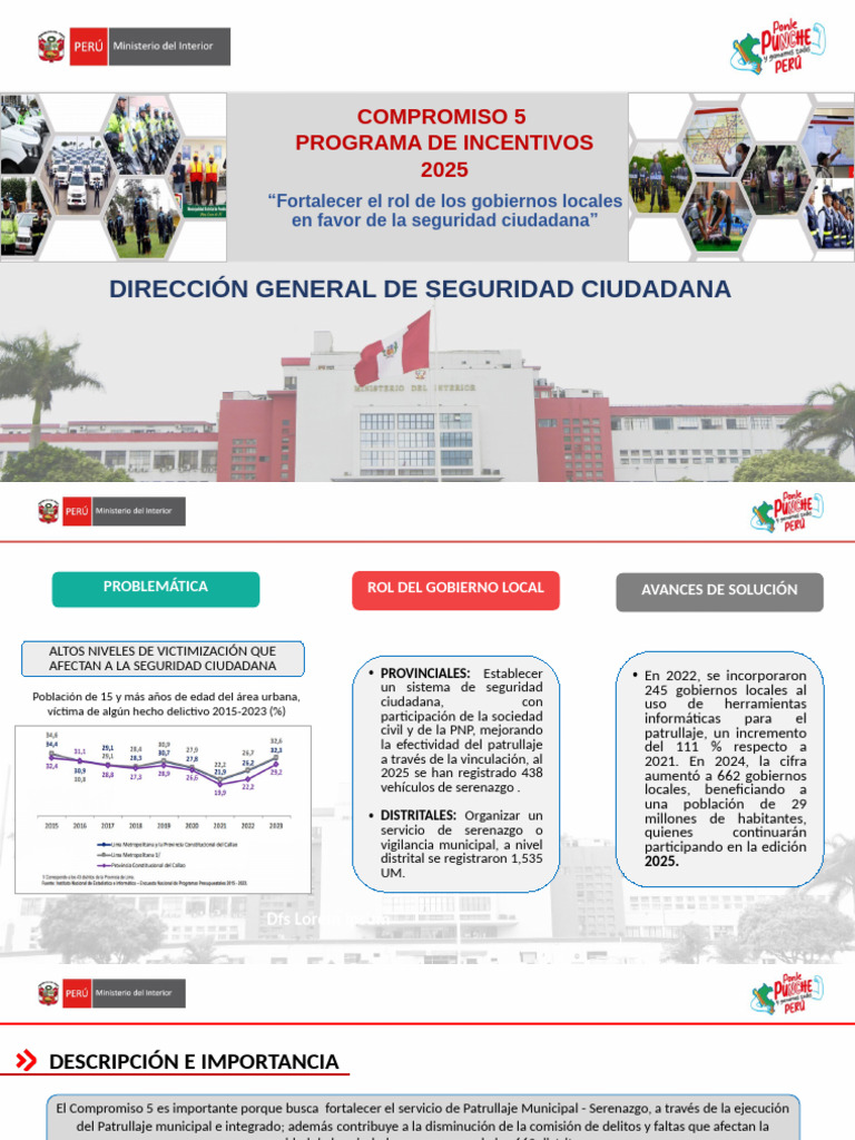 Programa de Incentivos para Seguridad 2025 | PDF | Cumplimiento de la ...