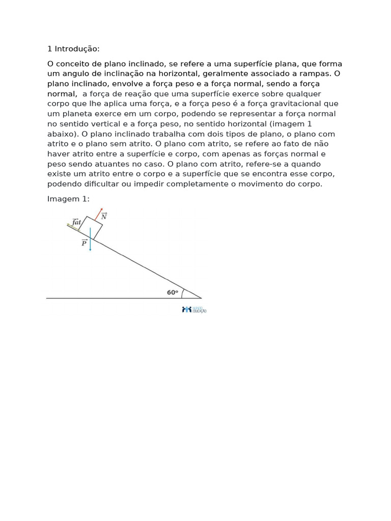 Definição e Tipos de Planos Inclinados | PDF