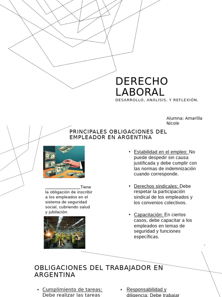 Obligaciones Laborales en Argentina | PDF | Derecho laboral | Daños y ...