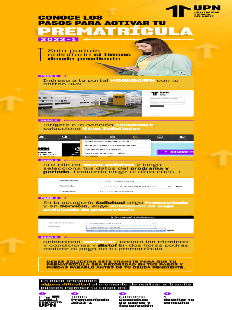 Upn Pasos Activacion Deuda 2023 1 31 01 2023 | PDF