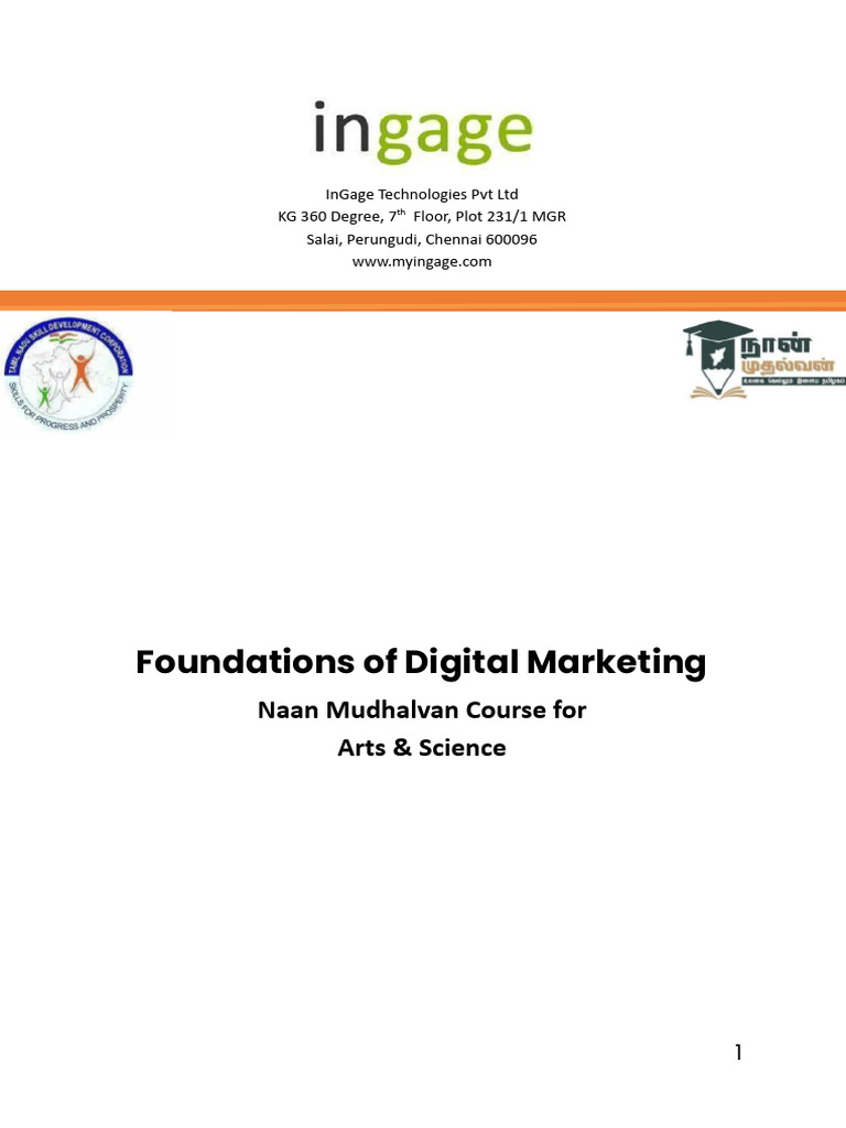 Course Material Foundation of Digital Marketing | PDF | Search Engine ...