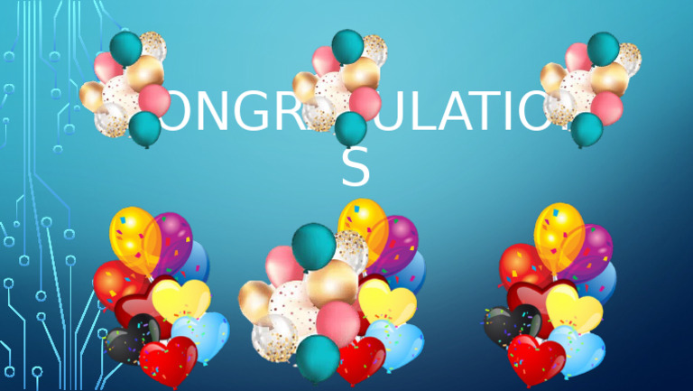 Congratulations | PDF