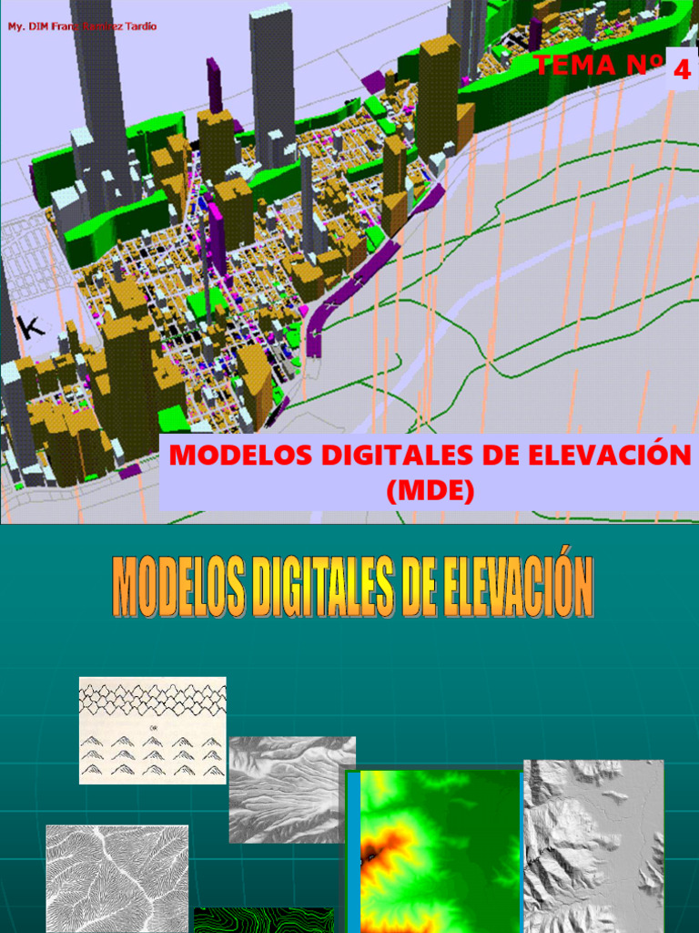 Modelos Digitales de Elevación (MDE) | PDF | Lidar | Sistema de ...