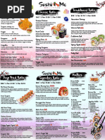 Nuri Sushi Menu and Prices Overview | PDF | Sushi | Japanese Cuisine