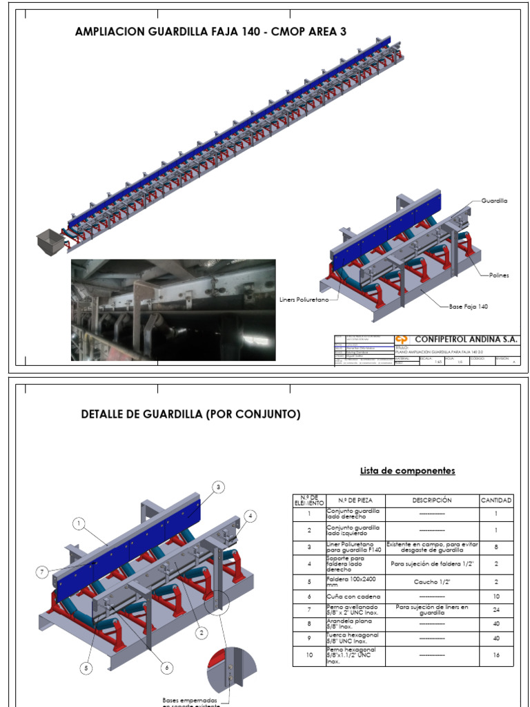 Plano Ampliacion Guardilla para Faja 140 2.0-1 | PDF