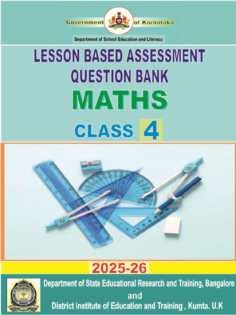4th Grade Math Assessment Guide | PDF | Multiplication | Area