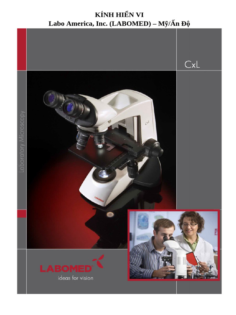 Kính Hiển Vi Labo America, Inc. (LABOMED) - Mỹ/Ấn Độ | PDF