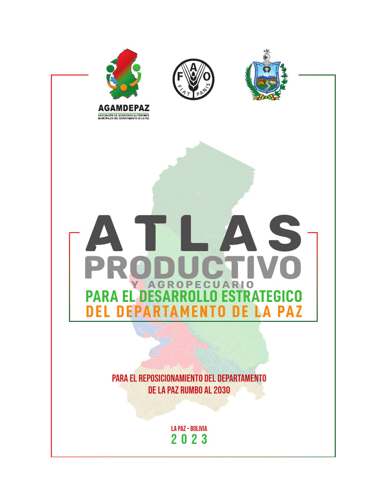 Atlas Productivo para La Paz 2030 | PDF | Bolivia | Alcalde